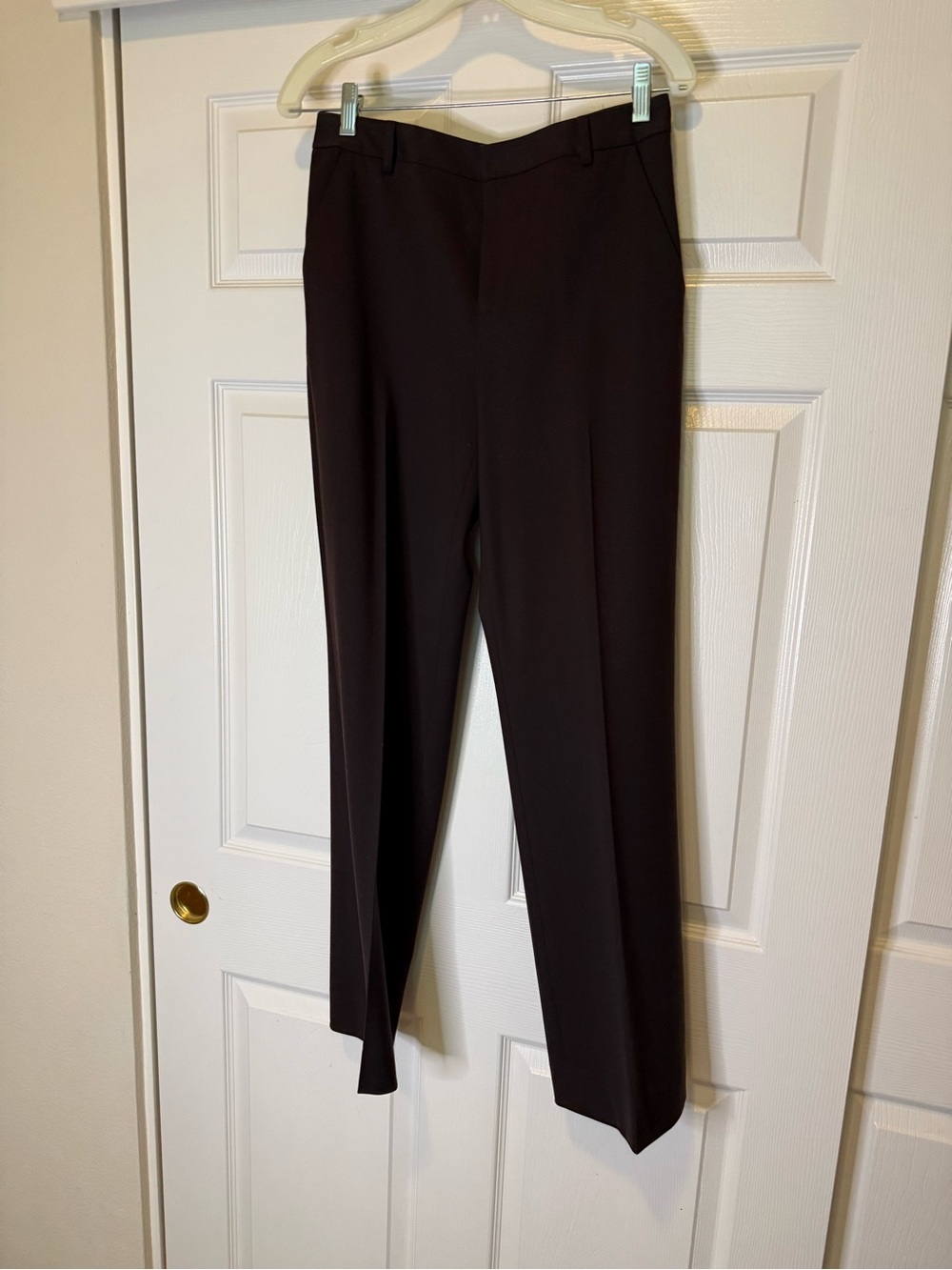Ralph Lauren Black Straight-Leg Dress Trousers